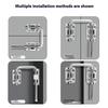Stainless Steel 90/180 Degree Bolt Safety Door Buckle Home Hardware Indoor Sliding Door Hasp Anti-Theft Latch
