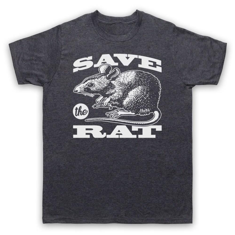 

Save The Rat Animal Rights Protest Slogan Funny Mens And Womens T-Shirt 4XL