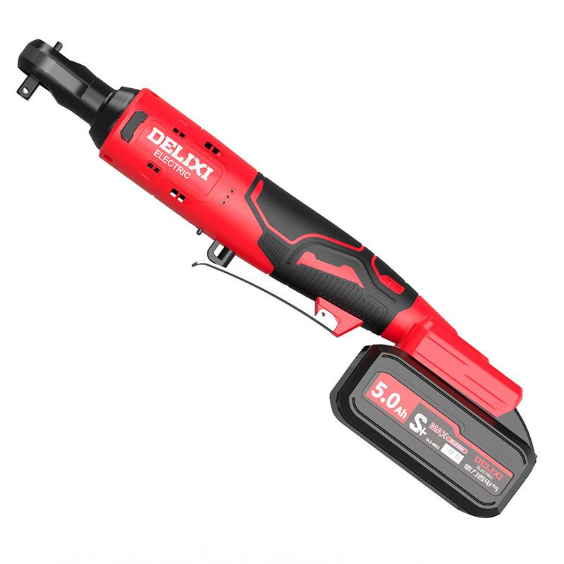 Delixi 90° Right Angle Lithium Ratchet Wrench - Commercial Electric Tool