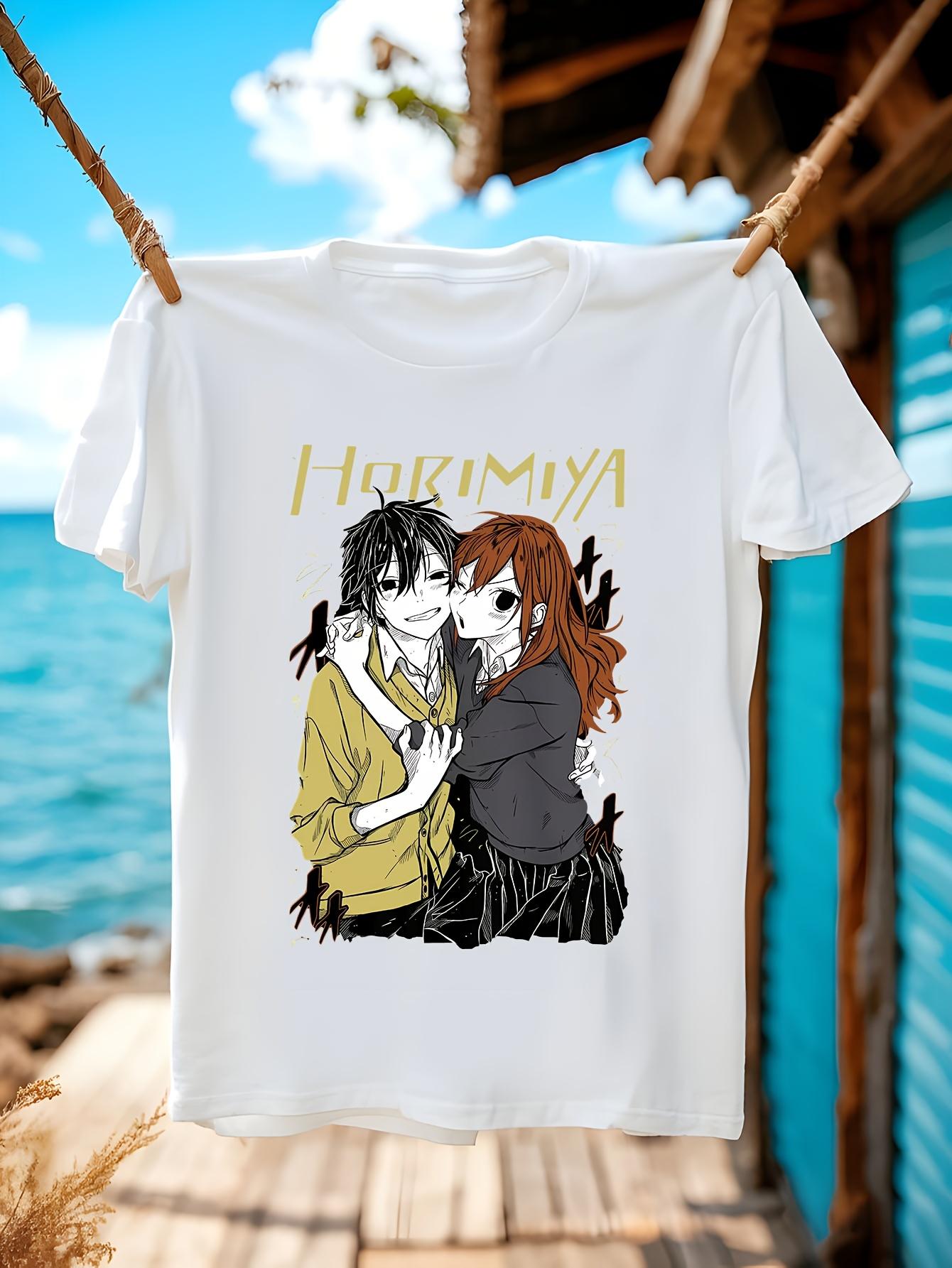 Horimiya Anime Print Tshirt for Men L