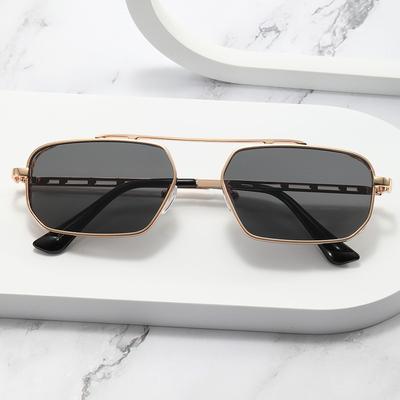 Vintage Style Sunglasses Designer Square Shape Anti-Reflective Popular Sun Glasses Hiking Mountaineering Men'S Sunglass
