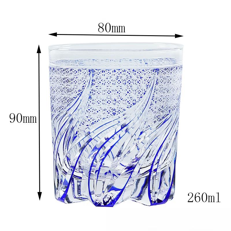 Edo Kiriko Crystal Whiskey Glass