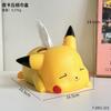 Cute Anime Pokemon Pikachu Tissue Box Home Decoration Trendy Toys Desktop Creative Ornament Dolls Funny Peripheral Products Gift