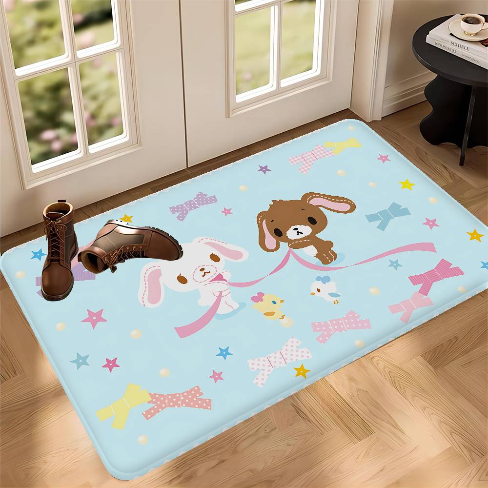 Cartoon Anime S-Sugarbunnies Floor Carpet Nordic Style Home Doormat Bathroom-Toilet Mats Bedroom Hotel Decor Mat