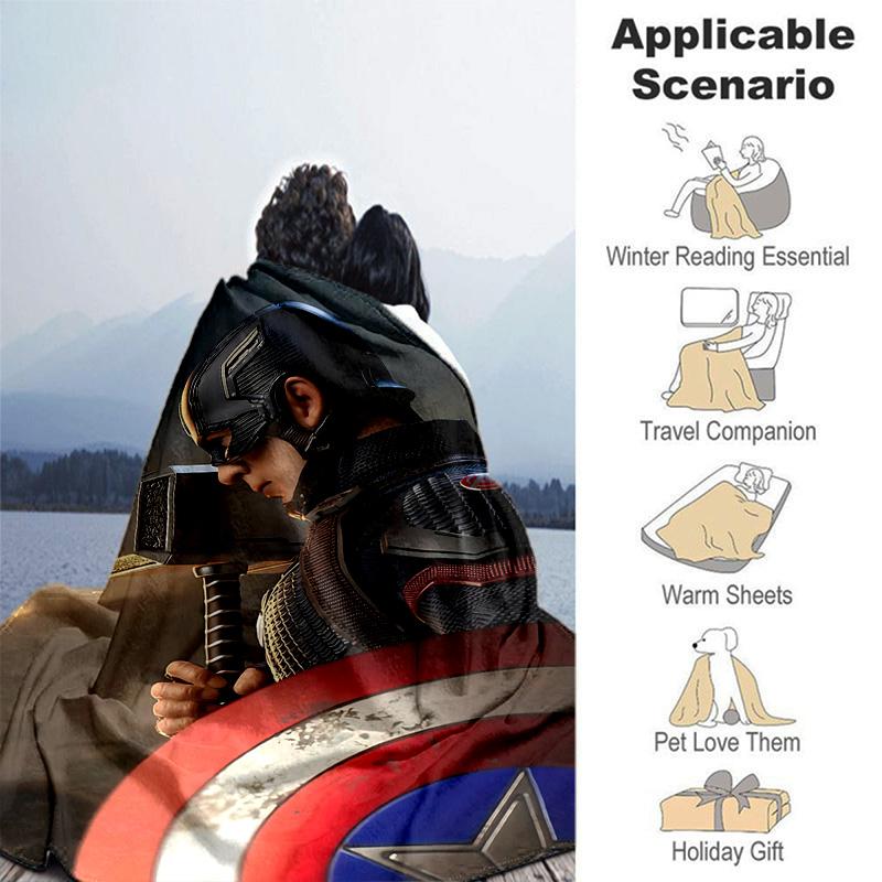 1pc Spiderman Shadows Marvel Soft Throw Blanket Flannel All Season Light Weight Living Room/Bedroom Warm Blanket. M731040