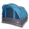 3 Person Tunnel Tent Blue Waterproof