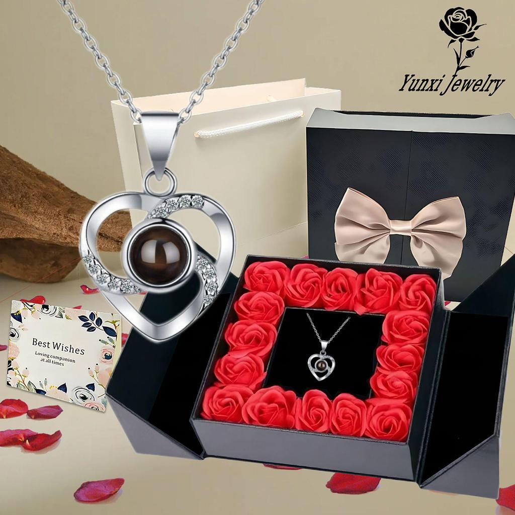Heißverkaufendes Schmuckset: 100 Sprachen Projektionskette & Armband - Stilvolles & Vielseitiges Geschenk