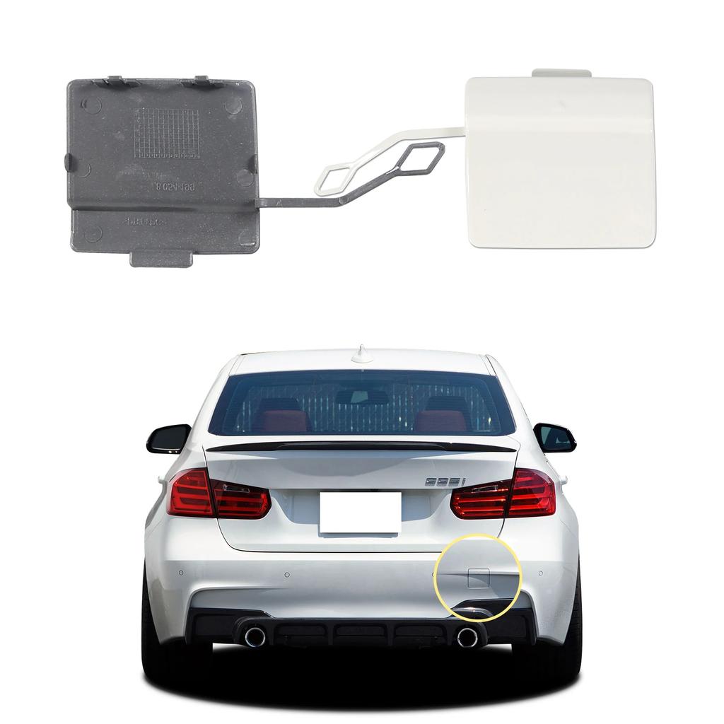Rear Bumper Tow Hook Cap Towing Eye Cover For BMW 3 Series F30 M-Sport 2013-2018 320i 330e 330i 340i 51128056615 Car Accessories