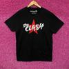 The Clash Corroded Spell Out Roter Stern Post Punk Band T-Shirt