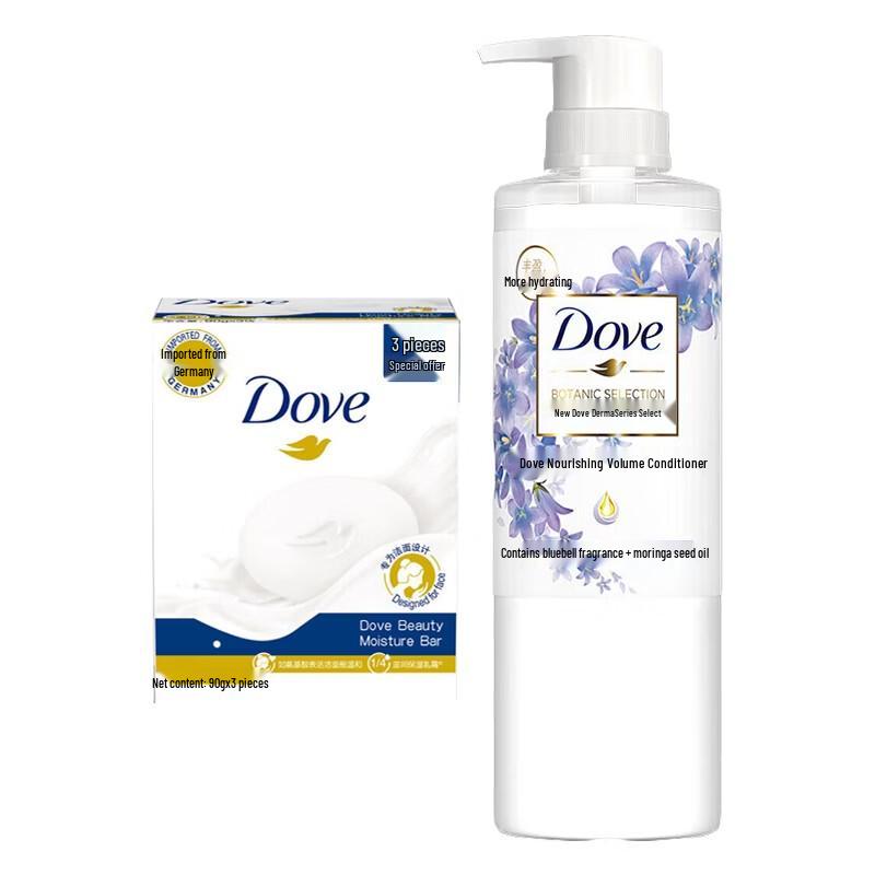Набор: Кондиционер для волос Dove и Мыло Dove
