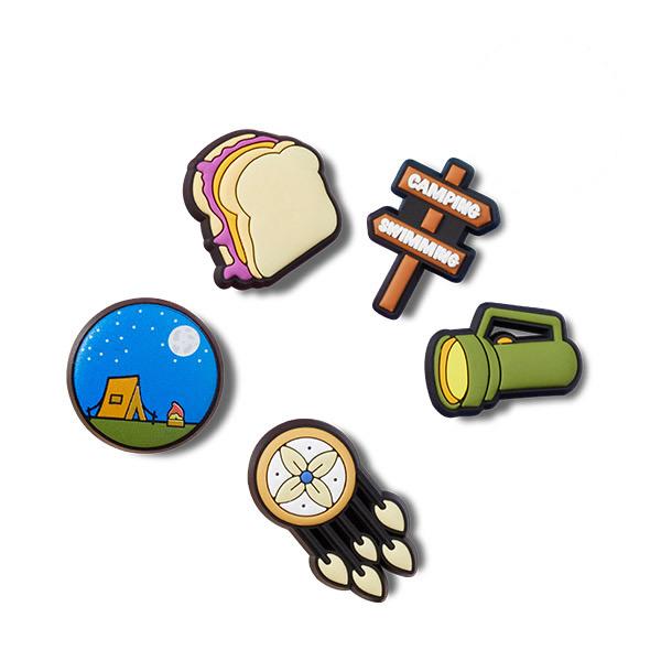 

CROCS Jibbitz НОСТАЛЬГИЧЕСКИЙ ЛАГЕРЬ, ПАКЕТ 5