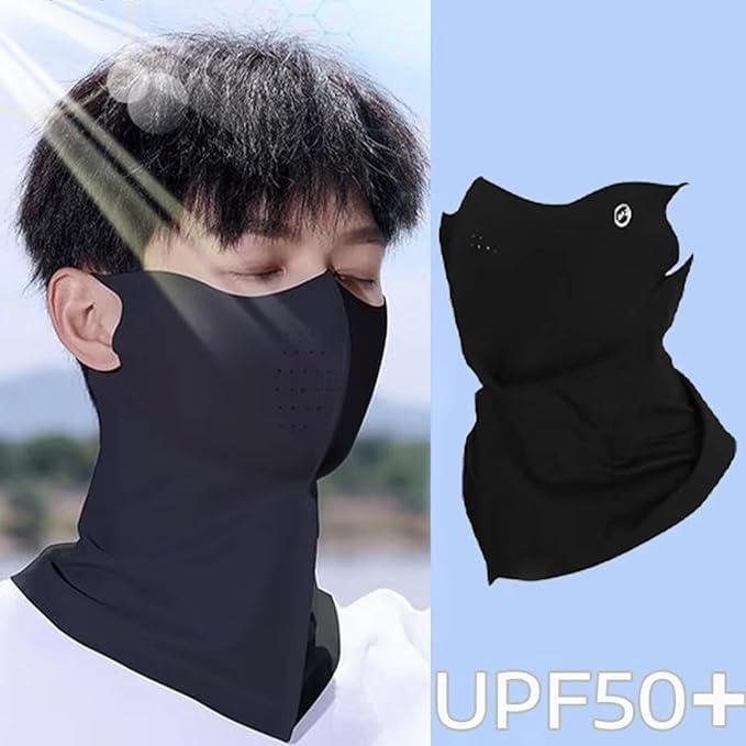 TOMORROW UV Protection Mask, UV Protection Face Cover, Cooling, Cycling Face Mask, Men Sun Head Cover, Hiking Mask, Soft Fabric.