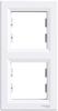 Asfora double vertical frame, white