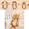 Plush Animal Toy With Pp Cotton Filling For Kids Girls Gift 8inch Cute Bunny Dog Bear