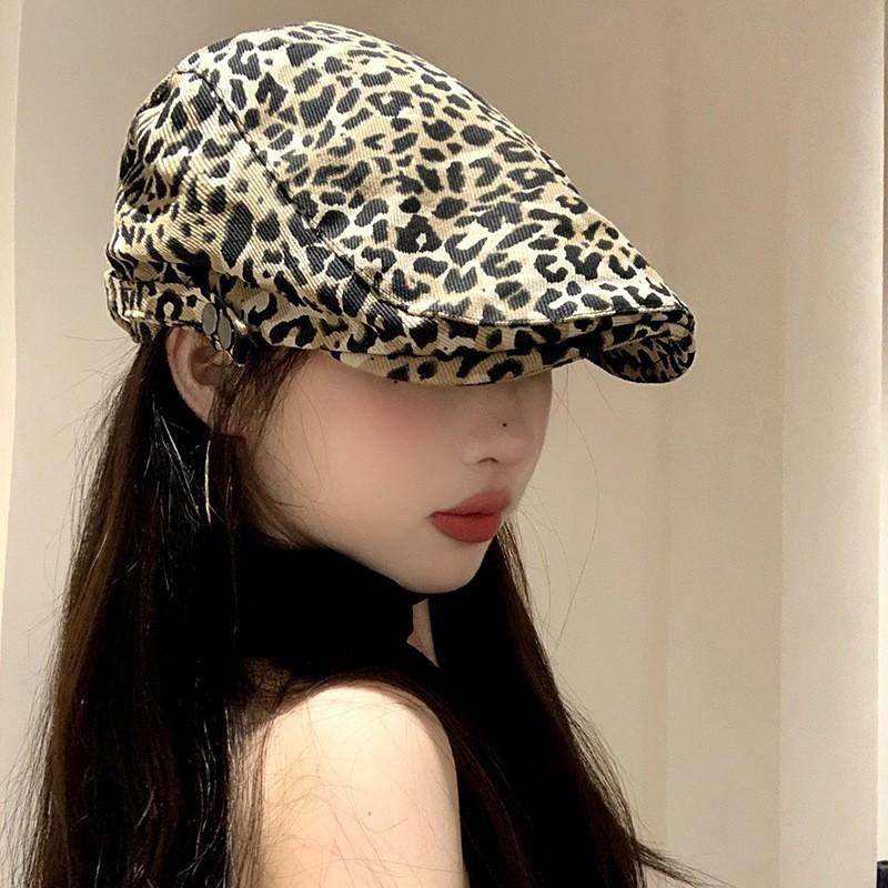 Japanese Wind Forward Hat Children'S Summer Big Head Circumference Versatile Newsboy Hat British Style Painter Hat Duck Tongue Beret