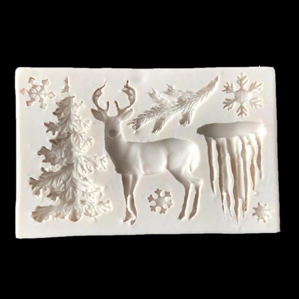 DIY Reindeer Silicone Cake Mol