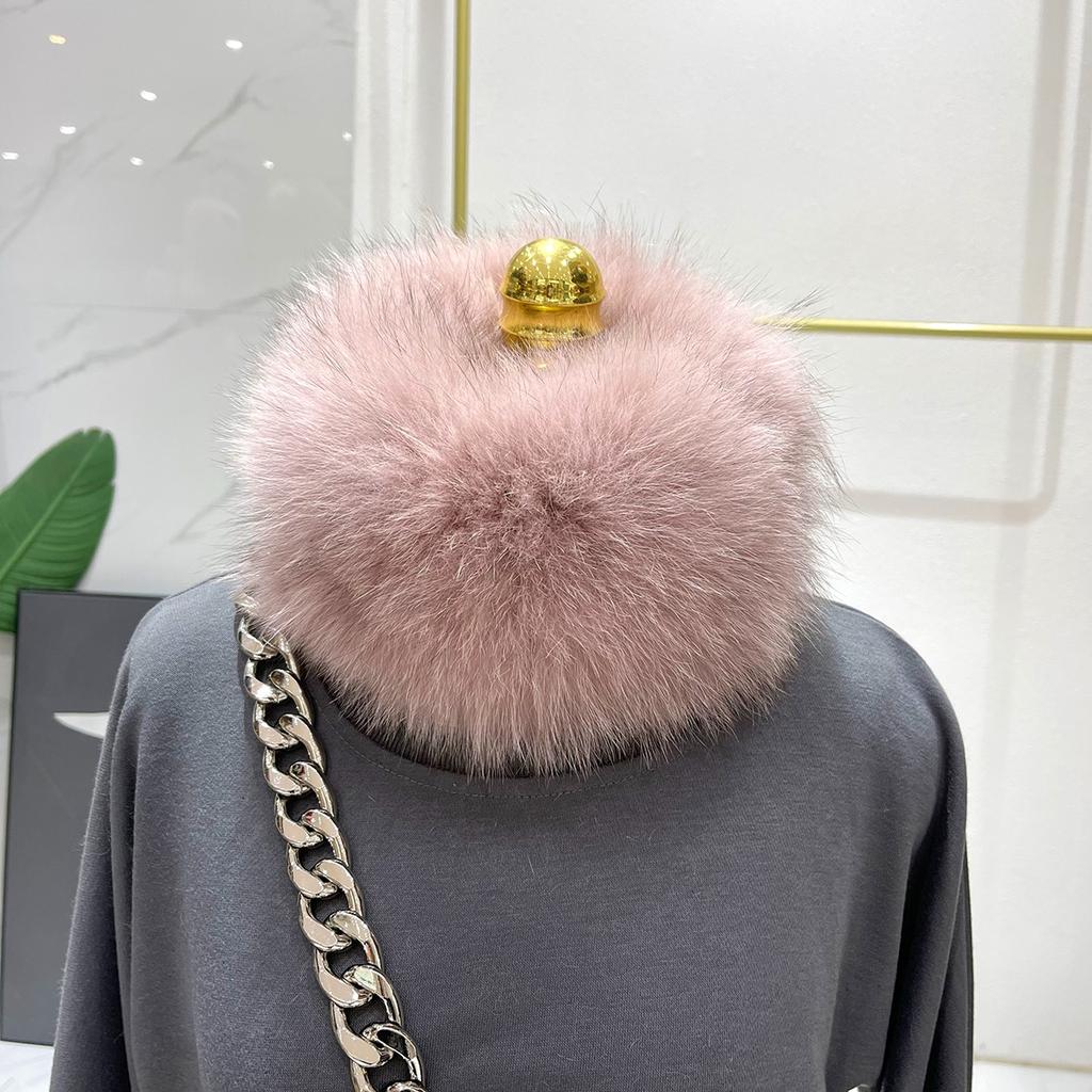 Fashion Lady Real Fox Fur Scarf Girls Warm Soft Knit Good Elastic Real Fox Fur Headband Brand Genuine Fox Fur Ring Scarves