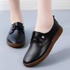 Leather Shoes Women's 2025 Spring/autumn New Soft-soled Little White Shoes Non-slip Mother Casual Small Leather Shoes
