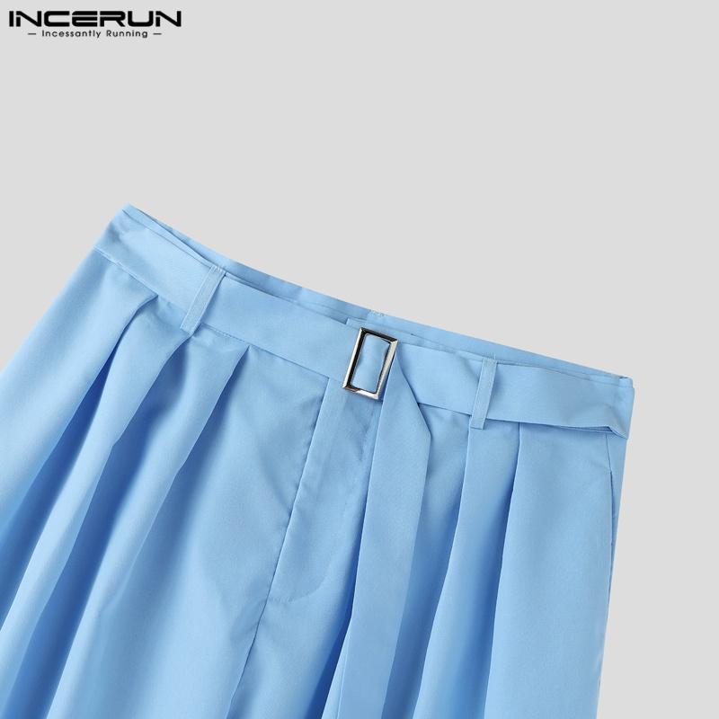 INCERUN Two Pieces Men Sleeveless Waistcoat and Long Suit Pants Trousers Casual Sets
