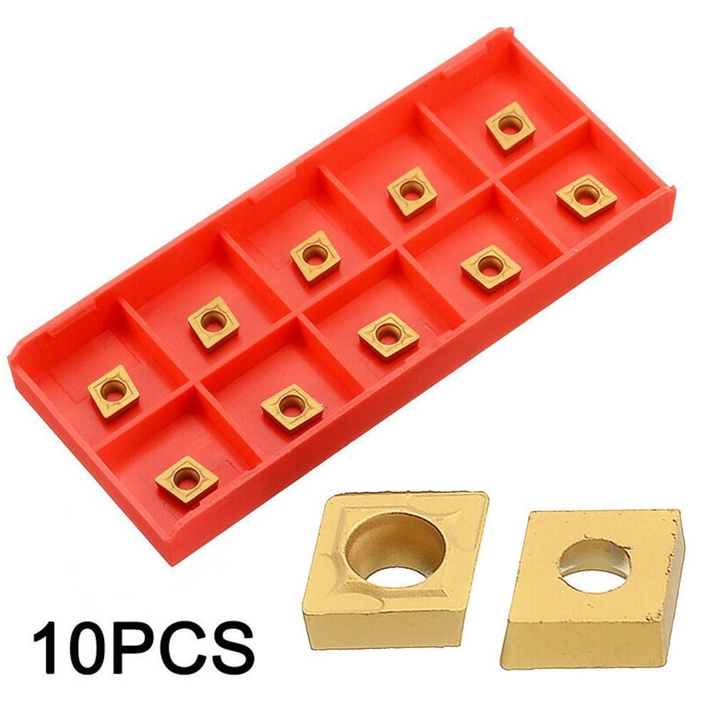 10pcs CCMT060204-HM YBC251 Lathe CNC Carbide Blades Insert for Turning Tool
