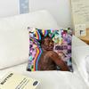 Pink Tape  Lil Uzi Vert  Office Cushion Pillowcase Car Cushion CoverXCM Lumbar Pillowcase Sofa Pillowcover