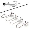 3g 5g 7g 10g Jigging Hooks 10Pcs/set Fishing Carbon Steel Fine Hook Fishing Tackle for Worm Jig Head Hook for Fishing Accessory