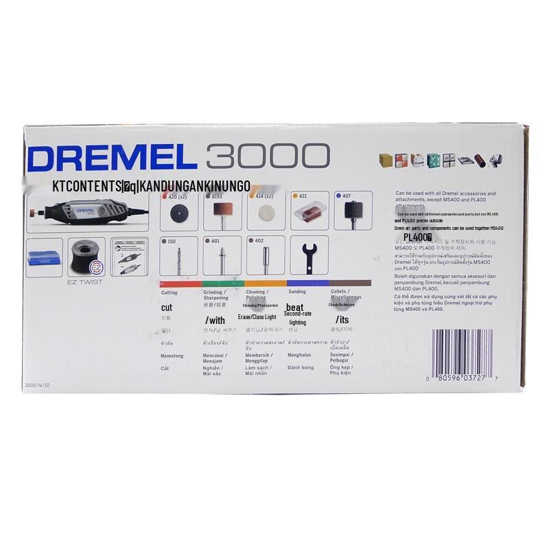 Dremel 3000 Series Corded Rotary Tool Kit CN plug (adapter included)