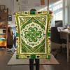1Pc St.Patrick's Day Print Flannel Blanket, High Quality Comfortable for All Seasons, Home Decor, Warmth and Comfort, Perfect for Christmas Gifts W72