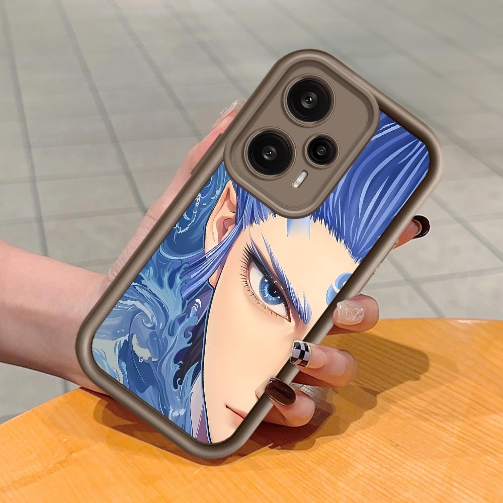 Mäkký silikónový štvorcový rebrík so vzorom tlače Púzdro telefónu s úplným krytom na fotoaparát Gumené puzdro odolné voči nárazom pre Xiaomi Redmi