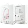 Słuchawki nauszne Bluetooth Hello Kitty Face Logo Różowe