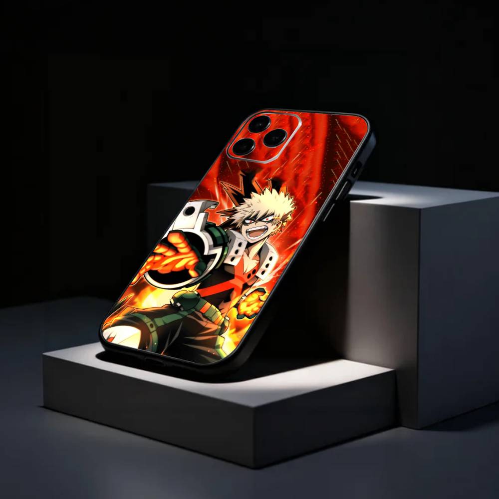 B-Bakugo My Hero Academia   Phone Case Silicone Soft For IPhone 17 16 15 14 13 12 11 X XR Plus Pro Max Plus