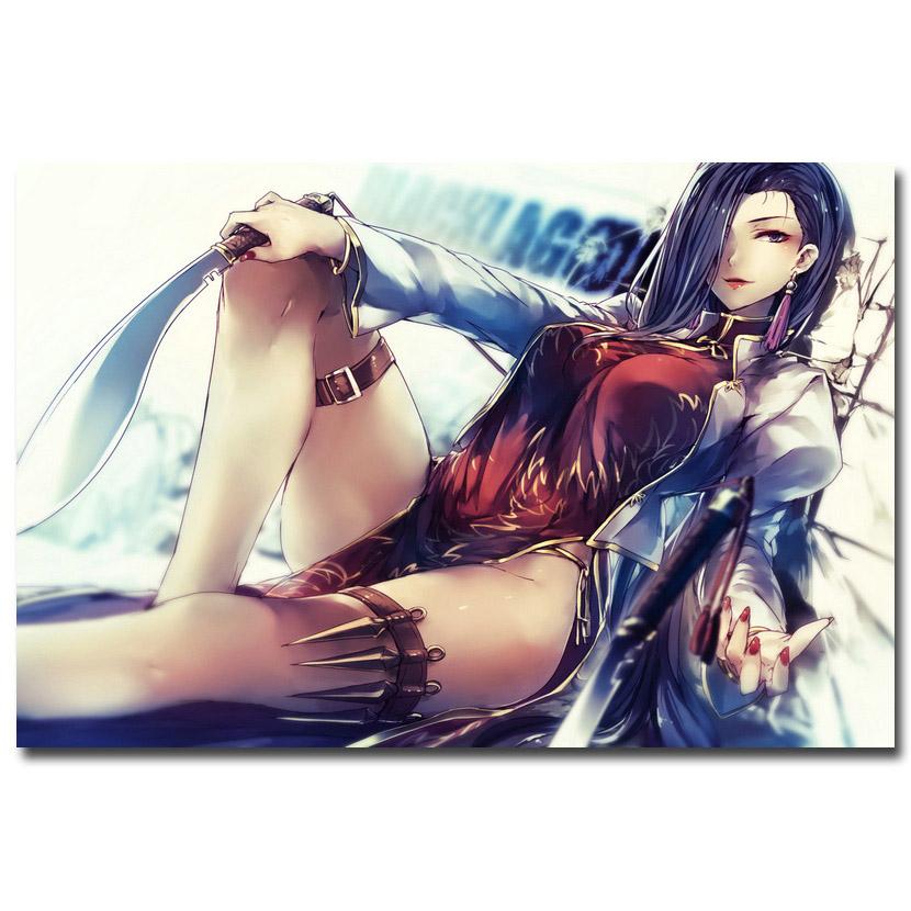 Japanese Anime Black Lagoon Poster Revy Decoration Art Decor Painting Home Decor Bar Kawaii Room Decor Canvas Quality Poster