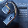 LED Single Earphones Long Standby Business Headphones Waterproof Mono Headset Outdoor Call Bluetooth5.3 Wireless Earbuds