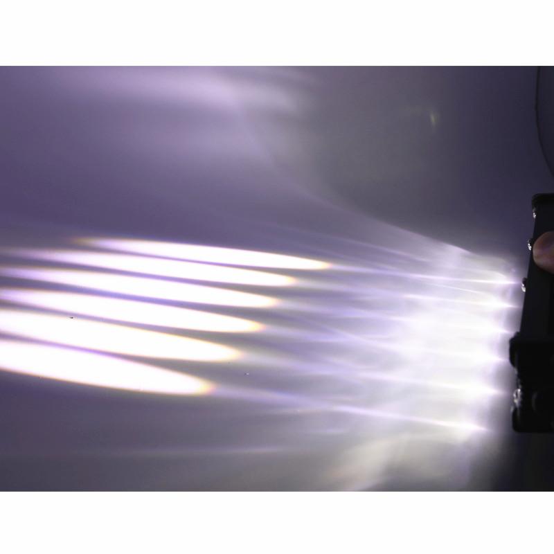 2Pcs 8'' 120W Aluminum 6D Spot Beam Slim LED Work Light Bar Single Row Car SUV Off road Lamps New