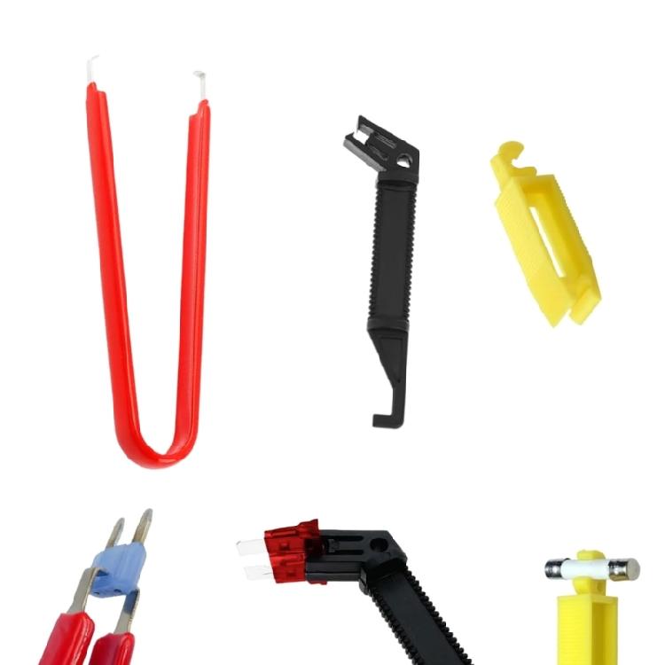 Umfassende Kfz-Relais- und Sicherungsziehzange Stahl & Kunststoff Batterieklemmenabzieher für Fahrzeugwartung