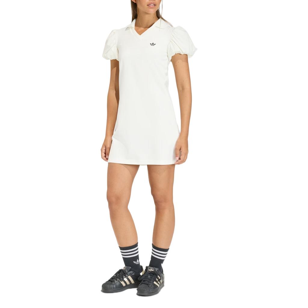 adidas Originals Valentines Day Limited Slim Fit V-Neck Short Sleeve Dress Women Dresses KE3437