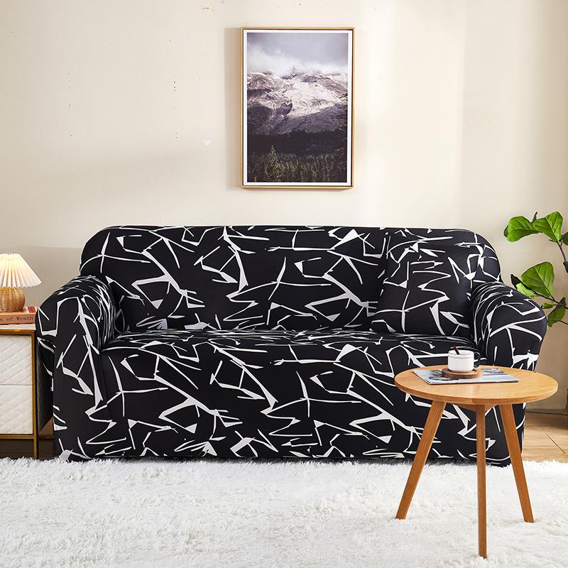 Geometry Plaid Sofa Cover Slipcovers Stretch Sofa Covers for Living Room Elastic Couch Chair Cover Sofa Towel 1/2/3/4-seater