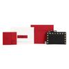 Valentino Rockstud Zip Card Holder P0605 Vsh 0no