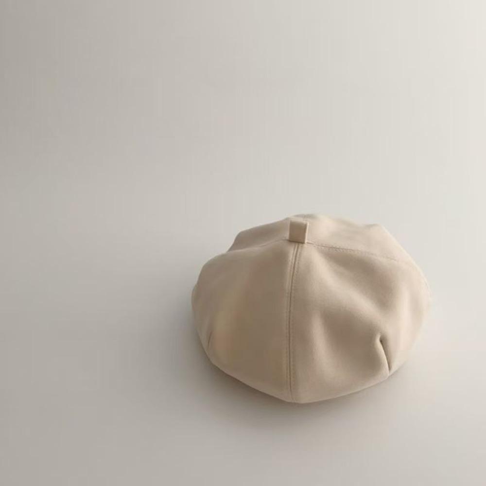 Soft Octagonal Cap Warm Artist Painter Cap Cute Pumpkin Hat  Toddler