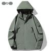 Unisex 3-in-1 Windproof Waterproof Hiking Jacket with Detachable Liner for Autumn/Winter