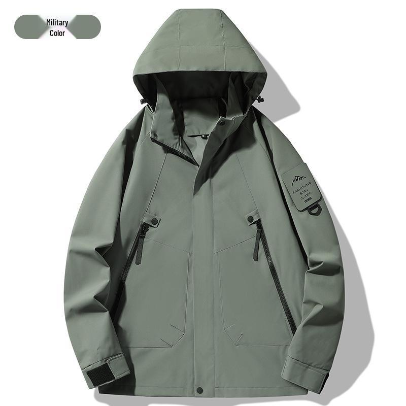 Unisex 3-in-1 Windproof Waterproof Hiking Jacket with Detachable Liner for Autumn/Winter