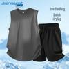 Jeanswest Men's Ice Silk Sports 2-Piece Set