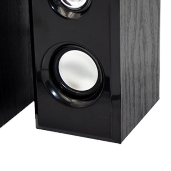 2Pcs JT042 Sound Concise Wood Multi Box Subwoofer Used Portable Music Speaker USB