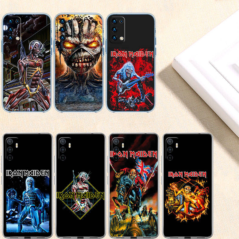 JO32 Iron M-Rock Maiden Phone Case for Motorola E22S E7 G6 G7 G8 G9 Plus Power Play G10 G20 G04 E30 E40 E22 E20 E13 G22 G23 G Stylus Play
