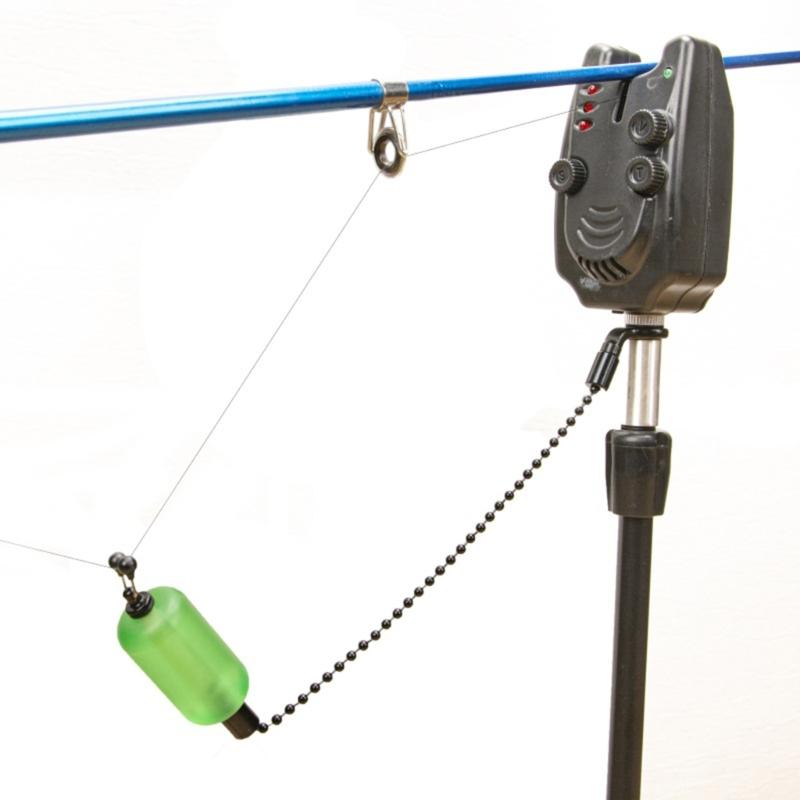 Fishing Bite Indicator Fishing Swinger Fishing Tackle Chain Swinger Fishing Bite Alarm Sound Alert Indicator Light Stick