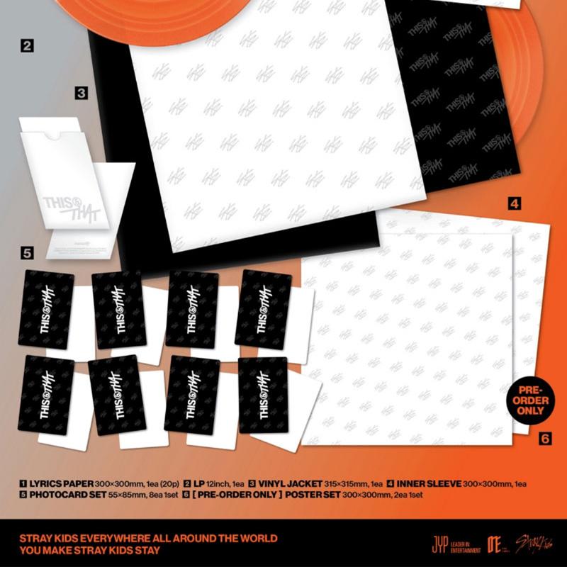 Stray Kids THIS & THAT LP Ver. – Korean Chart [MUSICPLANT POB / Member Select]