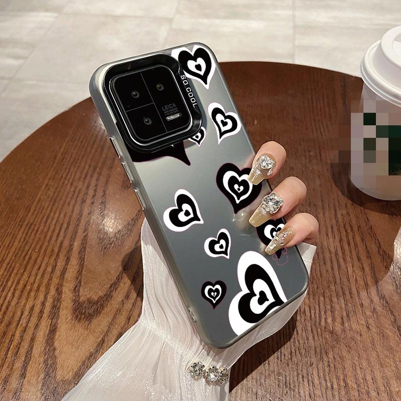 

Чехол с леопардовым принтом в форме сердца для iPhone 16 Samsung A55 A35 M35 S24 Xiaomi Redmi Note 13Pro 14C Huawei Honor 200, противоударный чехол-бампер с защитой от царапин Samsung S24