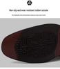 Men's Formal Brogue Leather Shoes - British Style, Large Size, Casual