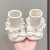 Warm Soft-Soled Princess Baby Shoes for 0-12 Months