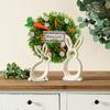 Easter Wreath Small Daisy Carrot Happy Easter Eucalyptus Leaf Home Door Hanging